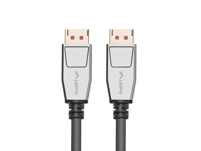 Кабел Lanberg display port M/M 20pin V1.4 1.8m 8K 60Hz, Black