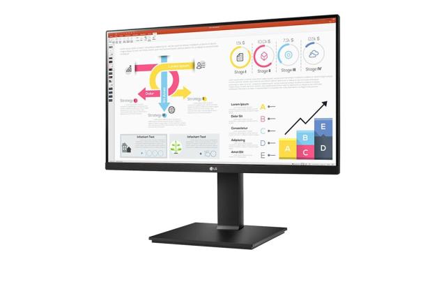 Монитор LG 24QP750P-B, 23,8" IPS, 5ms (GtG at Faster), 60z, 300 cd/m2, 2560 x 1440, Flicker Safe, Black Stabilizer, AMD FreeSync, HDMI, DP, USB-Type-C