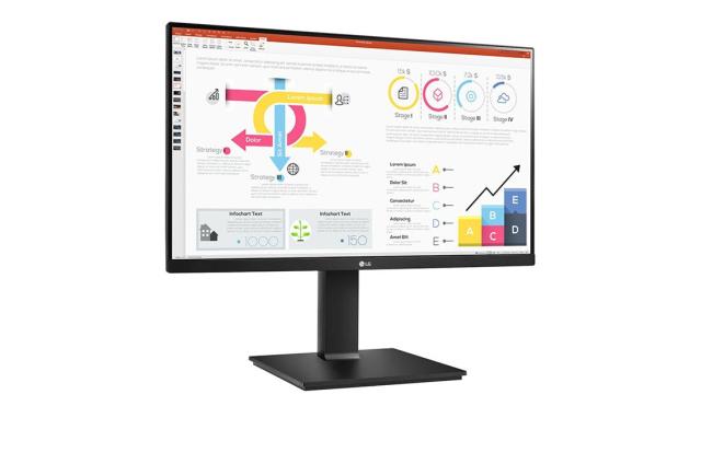 Монитор LG 24QP750P-B, 23,8" IPS, 5ms (GtG at Faster), 60z, 300 cd/m2, 2560 x 1440, Flicker Safe, Black Stabilizer, AMD FreeSync, HDMI, DP, USB-Type-C