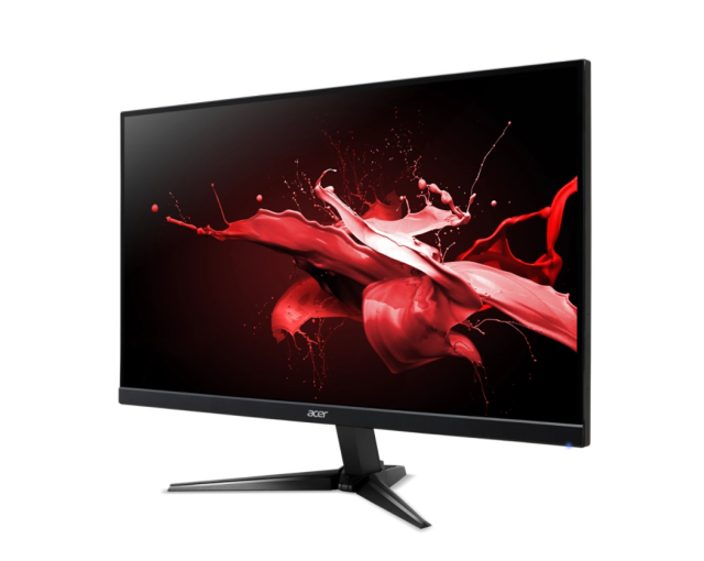 Монитор Acer NITRO QG221QHBII 21.5" (54.61 cm) , VA FHD LED панел, 100 Hz, 1ms VRB, 250 cd/m2, VGA, HDMI