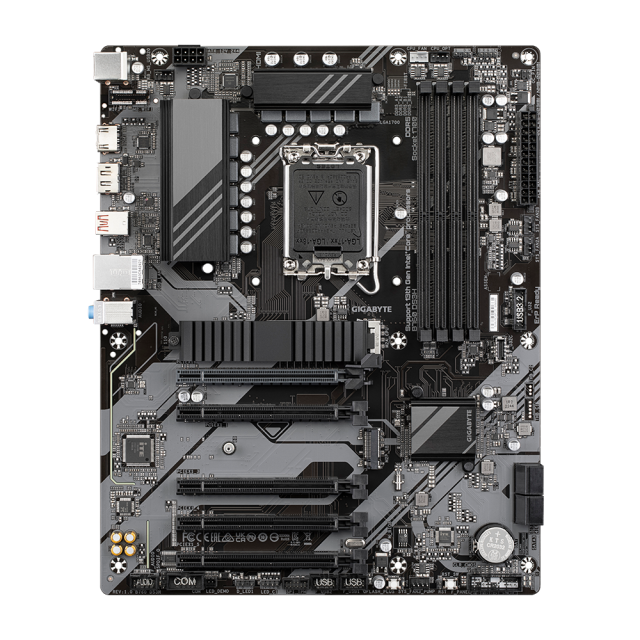 Дънна платка GIGABYTE B760 DS3H DDR5, LGA1700, B760, PCIe 4.0 (HDMI/DP), 1x M.2, 4x SATA 6Gb/s, 1x USB Type-C, 3x USB 3.2 Gen 1, ATX