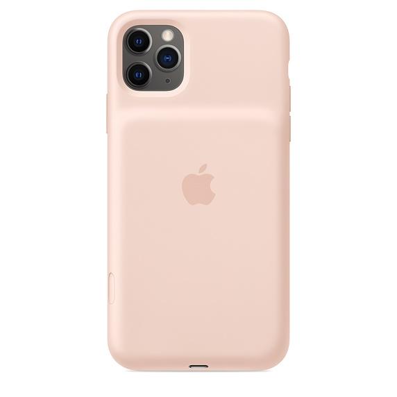 Калъф Apple iPhone 11 Pro Max Smart Battery Case with Wireless Charging - Pink Sand