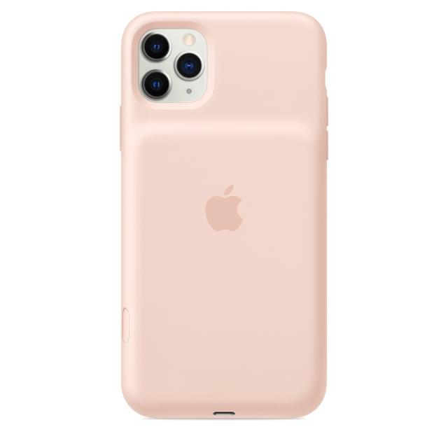 Калъф Apple iPhone 11 Pro Max Smart Battery Case with Wireless Charging - Pink Sand