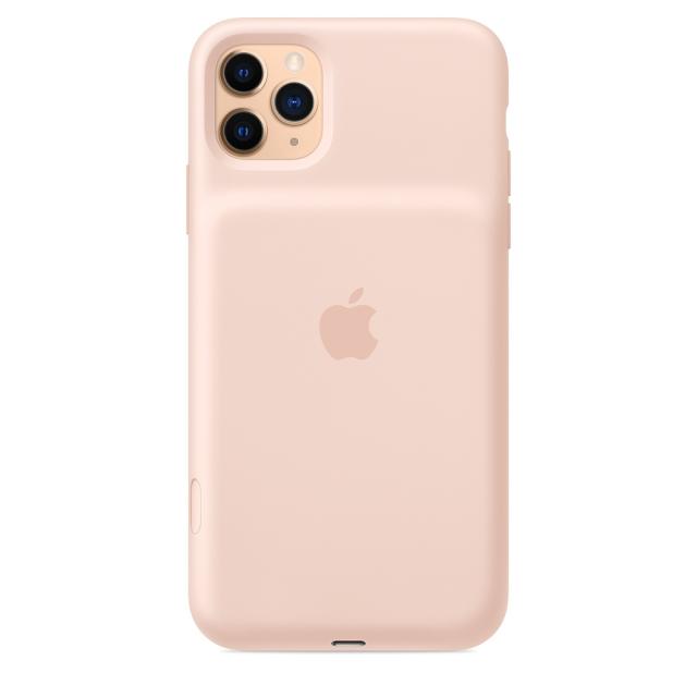Калъф Apple iPhone 11 Pro Max Smart Battery Case with Wireless Charging - Pink Sand