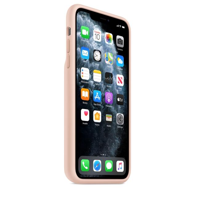 Калъф Apple iPhone 11 Pro Max Smart Battery Case with Wireless Charging - Pink Sand