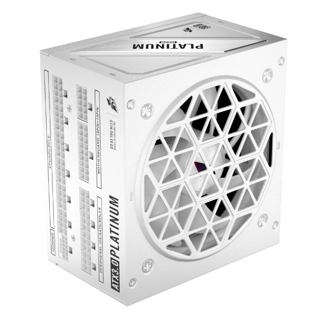 Захранване 1stPlayer NGDP1000, 1000W 80 Plus Platinum, PCIe Gen5, ATX 3.0, Бяло