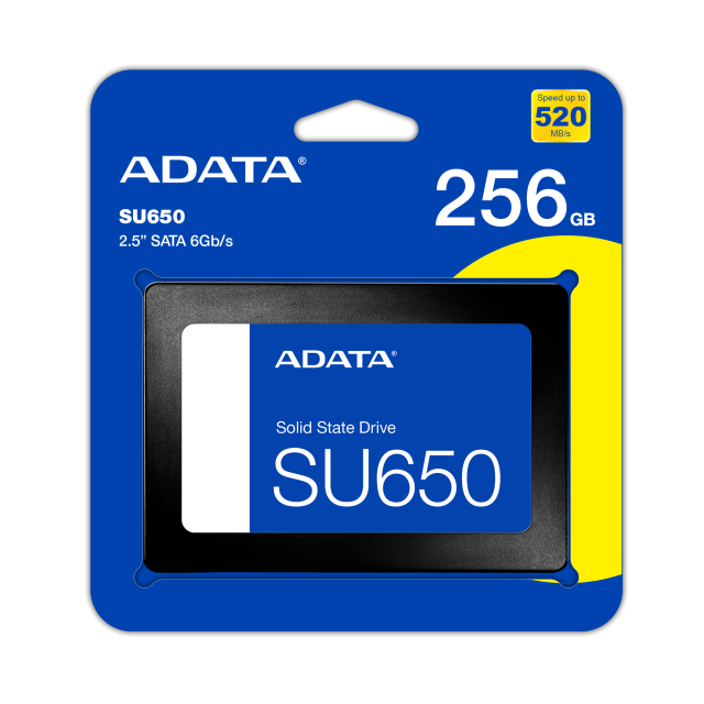 ADATA SU650, SSD 2.5", 3D NAND, 256GB, SATA 6Gb/s