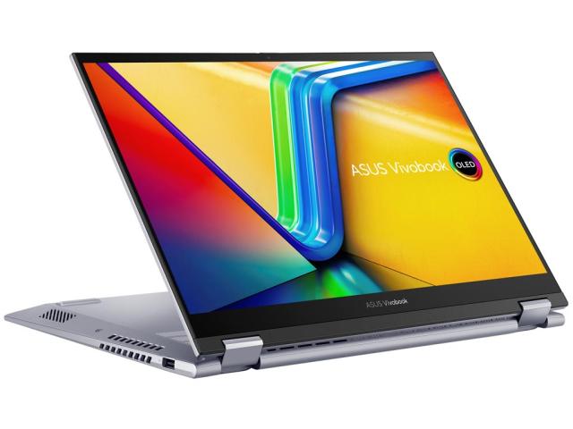 Лаптоп ASUS Vivobook S 14 Flip TN3402YA-OLED-KN731W, (8-ядрен) AMD Ryzen 7 7730U (2.0/4.5GHz, 16M), 14.0" (35.56 cm), 2.8K, Touch Screen, AMD Radeon RX Vega 8, 16GB DDR4, 512GB SSD, Windows 11 Home
