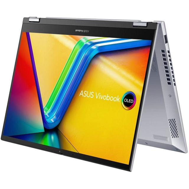 Лаптоп ASUS Vivobook S 14 Flip TN3402YA-OLED-KN731W, (8-ядрен) AMD Ryzen 7 7730U (2.0/4.5GHz, 16M), 14.0" (35.56 cm), 2.8K, Touch Screen, AMD Radeon RX Vega 8, 16GB DDR4, 512GB SSD, Windows 11 Home