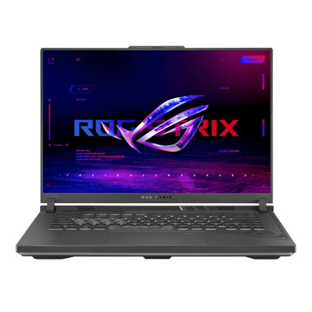 Лаптоп ASUS ROG STRIX G16 G614JU-N3170 (10-ядрен) Intel Core i5-13450HX 2.4/4.6GHz, 16.0" (40.64 cm) FHD+ 165HZ, 16GB DDR5, 1TB, NVIDIA GeForce RTX 4050 6GB GDDR6, GRAY RGB KB, Free DOS