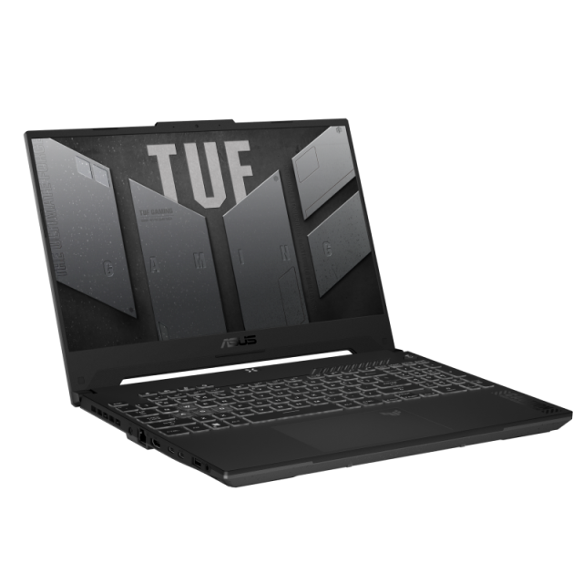 Лаптоп ASUS TUF GAMING F15 FX507ZV4-HQ039W, (14-ядрен) Intel Core i7-12700H 3.5 Ghz, (8M Cache, up to 4.7 GHz) 15.6'' (39.62 cm) WQHD 165HZ, 16GB DDR4, 512GB SSD, NVIDIA GeForce RTX 4060 8GB GDDR6, Windows 11 Home