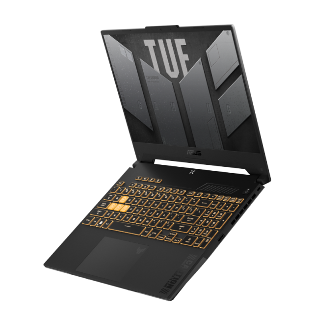 Лаптоп ASUS TUF GAMING F15 FX507ZV4-HQ039W, (14-ядрен) Intel Core i7-12700H 3.5 Ghz, (8M Cache, up to 4.7 GHz) 15.6'' (39.62 cm) WQHD 165HZ, 16GB DDR4, 512GB SSD, NVIDIA GeForce RTX 4060 8GB GDDR6, Windows 11 Home