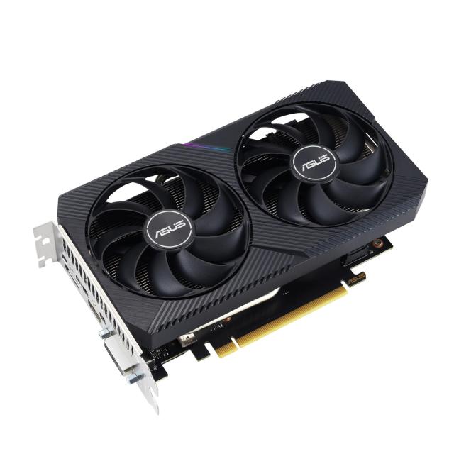 Видеокарта ASUS Dual GeForce RTX 3050 V2 OC Edition 8GB GDDR6, 128-bit, DVI, HDMI, DP