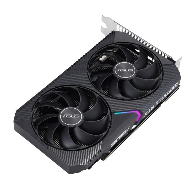 Видеокарта ASUS Dual GeForce RTX 3050 V2 OC Edition 8GB GDDR6, 128-bit, DVI, HDMI, DP