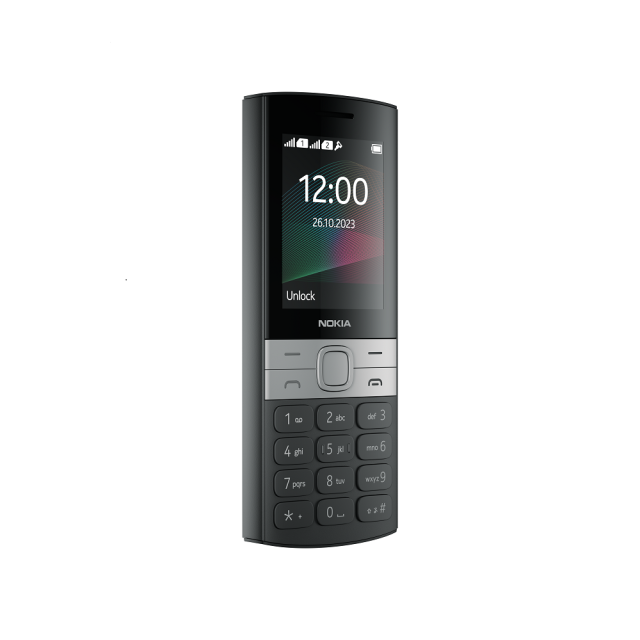 Мобилен телефон Nokia 150, (2023) 2.4'' (6.096см), Dual Sim, 0,3 MP VGA, Black