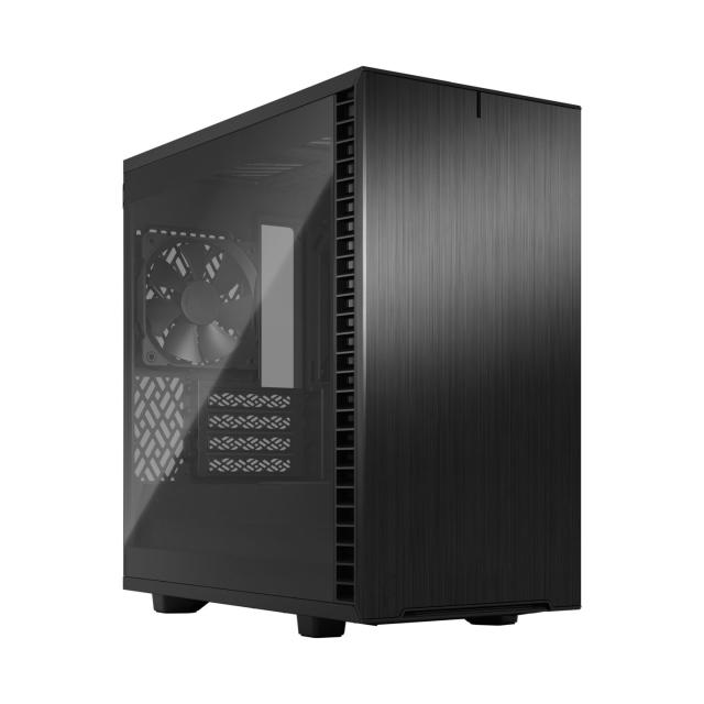 Кутия Fractal Design Define 7 Mini Tempered Glass Case, 1x USB 3.1 Gen 2 Type-C, 2x USB 3.0, 2x USB 2.0, Audio, Black, mATX