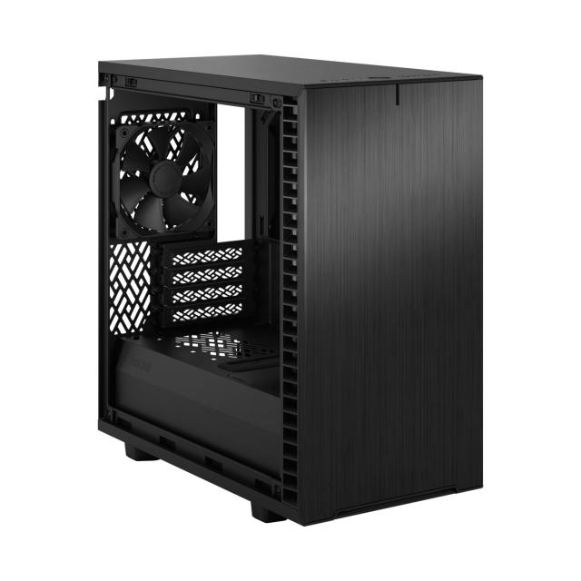 Кутия Fractal Design Define 7 Mini Tempered Glass Case, 1x USB 3.1 Gen 2 Type-C, 2x USB 3.0, 2x USB 2.0, Audio, Black, mATX