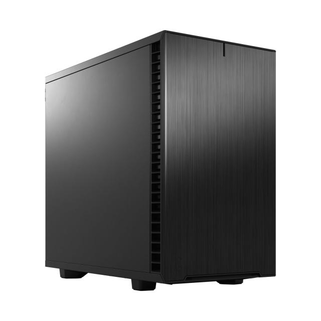 Кутия Fractal Design Define 7  NANO SOLID, 1x USB 3.1 Gen 2 Type-C, 2x USB 3.0, 2x USB 2.0, Audio, Black, mATX