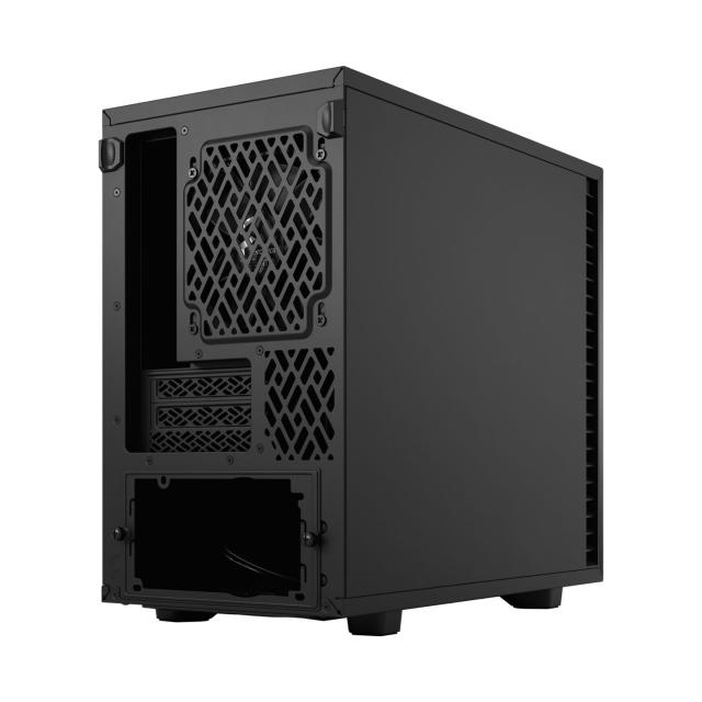 Кутия Fractal Design Define 7  NANO SOLID, 1x USB 3.1 Gen 2 Type-C, 2x USB 3.0, 2x USB 2.0, Audio, Black, mATX