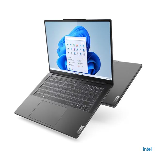 Лаптоп Lenovo LENOVO YOGA 9 PRO 14IRP8, (14-ядрен) Intel Core i9-13905H 2.6/5.4GHz, 24MB, 14.5" (36.83 cm) MiniLED Touch, 32GB LPDDR5x, 1TB SSD M.2 PCIe4.0, NVIDIA GeForce RTX 4060 8GB, Windows 11 Home