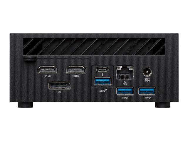 Компютър barebone ASUS PN64-BB5003MDE1 (12-ядрен) Intel Core i5-13500H (3.5/4.7GHz, 18M), DDR5 SO-DIMM, 1x PCIe Gen 4 x4 M.2 NVMe SSD, LAN, Wi-Fi 6Е, Bluetooth, HDMI, DisplayPort, USB Type-C, Free DOS