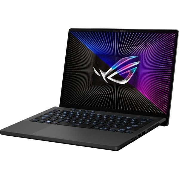 Лаптоп ASUS ROG Zephyrus G14 (2023) GA402NU-N2010W (8-ядрен) AMD Ryzen 7 7735HS 3.2/4.75GHz, 14.0" (35.56 cm) QHD+ 16:10/165Hz/IPS, 16GB DDR5, SSD 1TB PCIe 4.0 NVMe M.2, NVIDIA GeForce RTX 4050 6GB, Windows 11 Home
