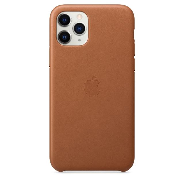 Калъф Apple iPhone 11 Pro Leather Case - Saddle Brown