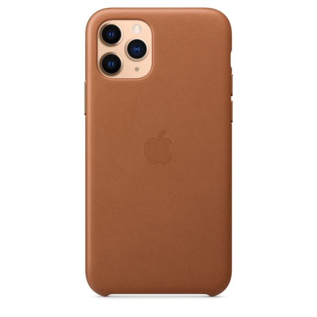 Калъф Apple iPhone 11 Pro Leather Case - Saddle Brown