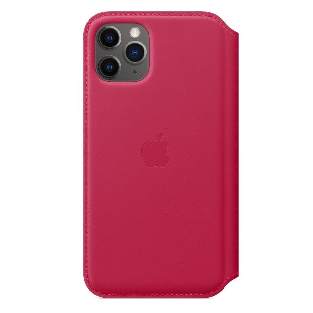 Калъф Apple iPhone 11 Pro Leather Folio - Raspberry (Seasonal Spring2020)