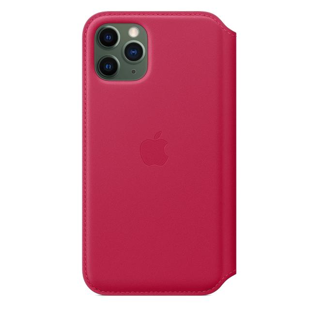 Калъф Apple iPhone 11 Pro Leather Folio - Raspberry (Seasonal Spring2020)