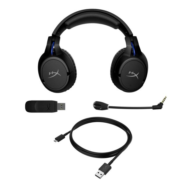  Геймърски слушалки HyperX Cloud Flight Playstation, Wireless, Черен
