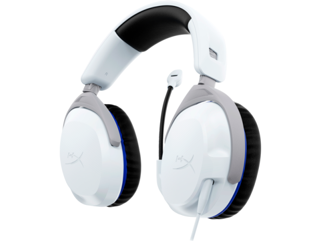 Геймърски слушалки HyperX Cloud Stinger за PS5/PS4 3.5mm жак с Микрофон, Бели