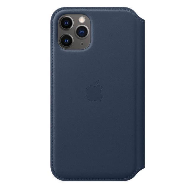 Калъф Apple iPhone 11 Pro Leather Folio - Deep Sea Blue (Seasonal Spring2020)
