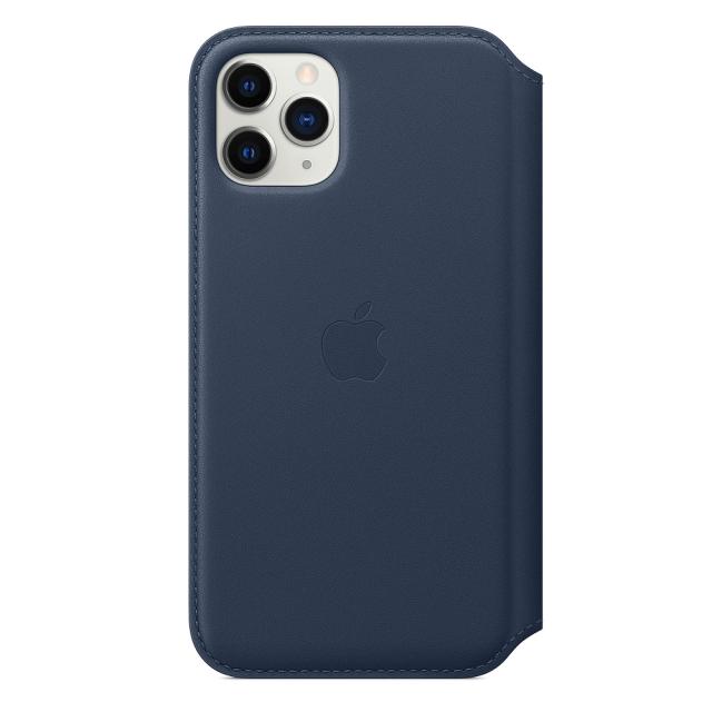 Калъф Apple iPhone 11 Pro Leather Folio - Deep Sea Blue (Seasonal Spring2020)