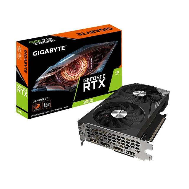 Видео карта GIGABYTE GeForce RTX 3060 GAMING OC 8GB GDDR6, 128-bit, HDMI, 3xDP