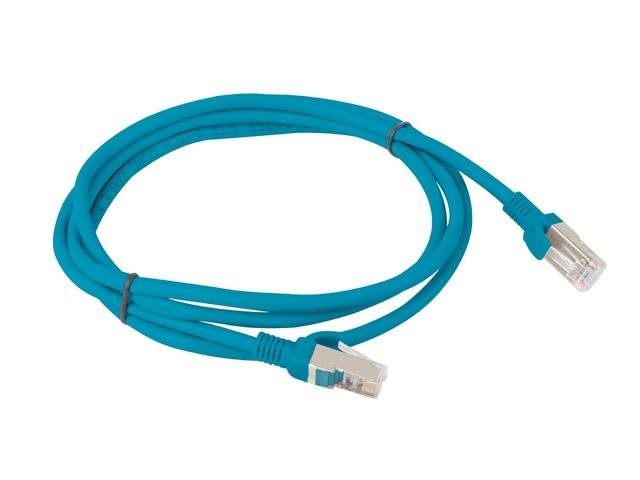 Кабел Lanberg patch cord CAT.5E FTP 1.5m, blue