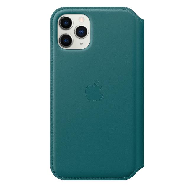 Калъф Apple iPhone 11 Pro Leather Folio - Peacock (Seasonal Spring2020)