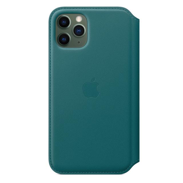 Калъф Apple iPhone 11 Pro Leather Folio - Peacock (Seasonal Spring2020)