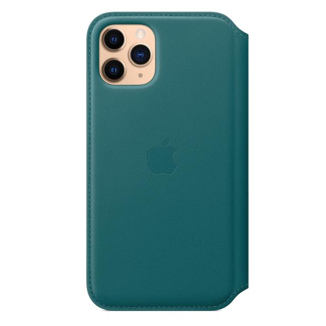 Калъф Apple iPhone 11 Pro Leather Folio - Peacock (Seasonal Spring2020)