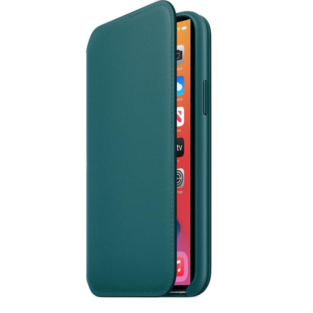 Калъф Apple iPhone 11 Pro Leather Folio - Peacock (Seasonal Spring2020)
