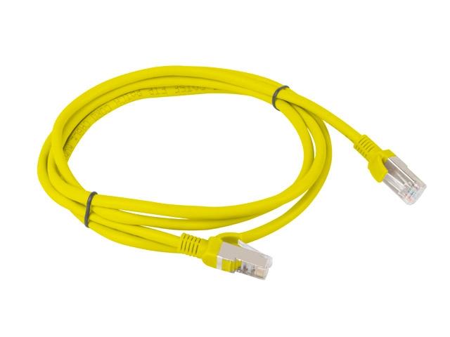 Кабел Lanberg patch cord CAT.5E FTP 1.5m, yellow