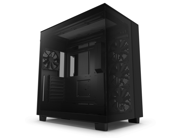 Кутия NZXT H9 Flow Matte Black, USB 3.2 Gen 1 x2, Type-C x1, Audio Jack x1, ATX