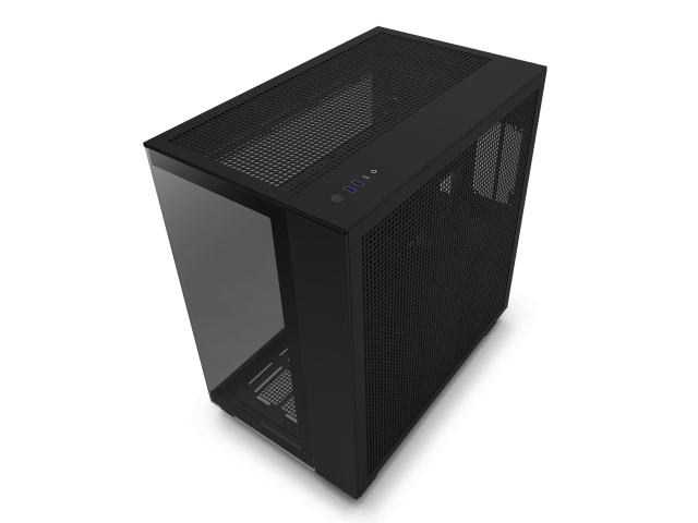 Кутия NZXT H9 Flow Matte Black, USB 3.2 Gen 1 x2, Type-C x1, Audio Jack x1, ATX