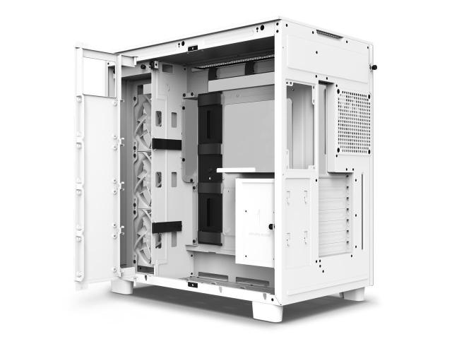 Кутия NZXT H9 Flow Matte White, USB 3.2 Gen 1 x2, Type-C x1, Audio Jack x1, ATX