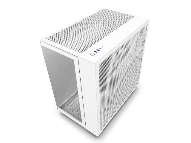 Кутия NZXT H9 Flow Matte White, USB 3.2 Gen 1 x2, Type-C x1, Audio Jack x1, ATX