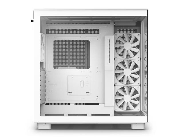 Кутия NZXT H9 Flow Matte White, USB 3.2 Gen 1 x2, Type-C x1, Audio Jack x1, ATX