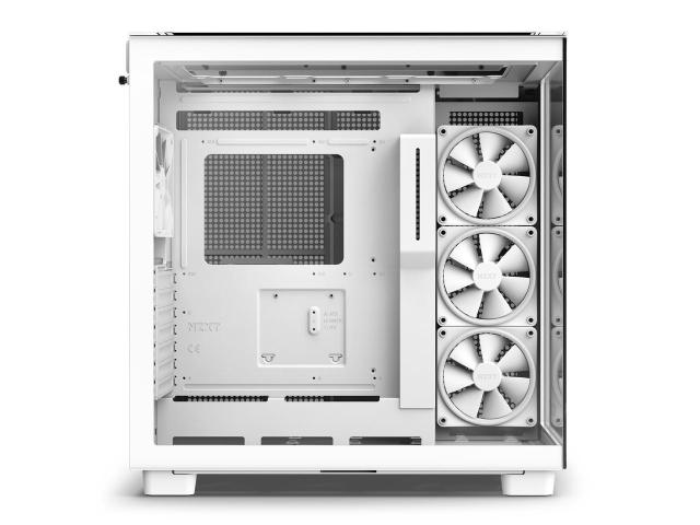 Кутия NZXT H9 Flow Elite Matte White, USB 3.2 Gen 1 x2, Type-C x1, Audio Jack x1, ATX