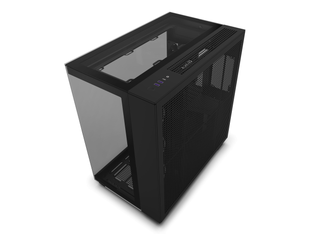 Кутия NZXT H9 Flow Elite Matte Black, USB 3.2 Gen 1 x2, Type-C x1, Audio Jack x1, ATX