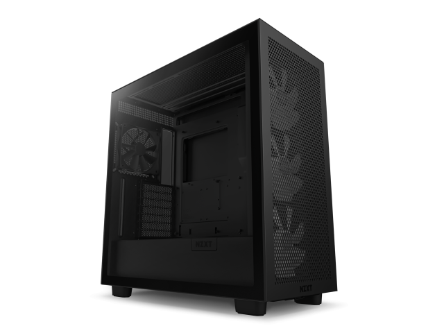 Кутия NZXT H7 Flow RGB Matte Black Mid-Tower, USB 3.2 Gen 1 x2, USB 3.2 Gen 2 x1, Headset Audio Jack: x1, ATX