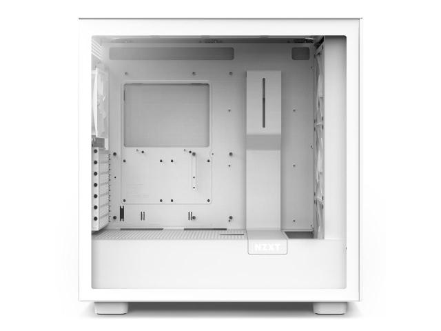 Кутия NZXT H7 Flow RGB Matte White Mid-Tower, USB 3.2 Gen 1 x2, USB 3.2 Gen 2 x1, Headset Audio Jack: x1, ATX